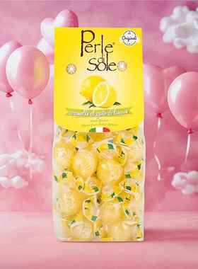 意大子利进口硬Perle diSole珍BQN珠糖果檬柠味200g橙黑莓酸味水