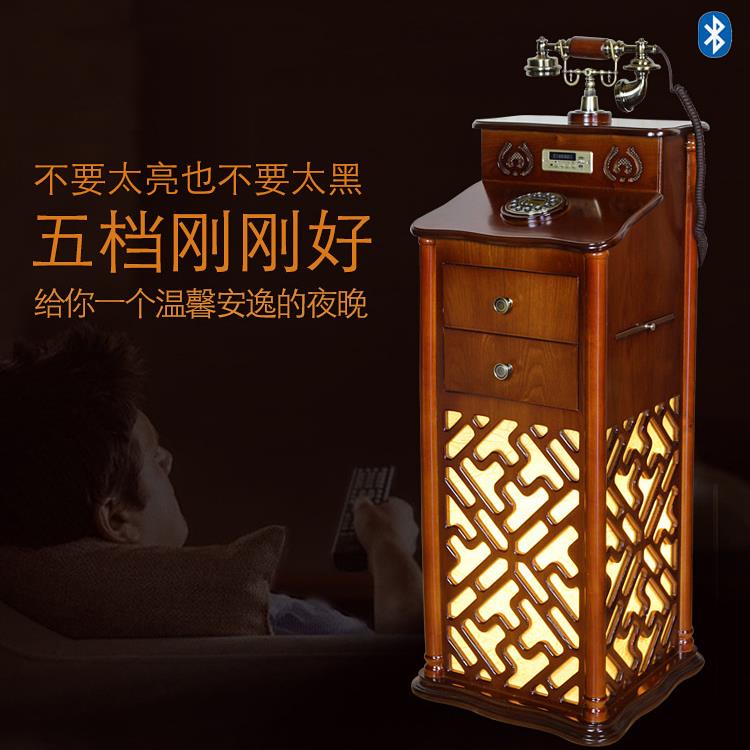 古典电话机氛围灯音箱复古音响家用客厅立式欧式音箱