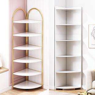 角柜转角柜落地三角置物架卧室角落收纳柜墙边柜铁艺靠墙架子书架