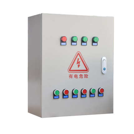 380v配电5kw成套机箱水泵.控制箱4kw 7三路电三相缺箱相保护/风机