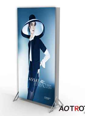 商超市店ENM面双场面饰卡布LED灯箱会展产品推广材展示器灯会展展