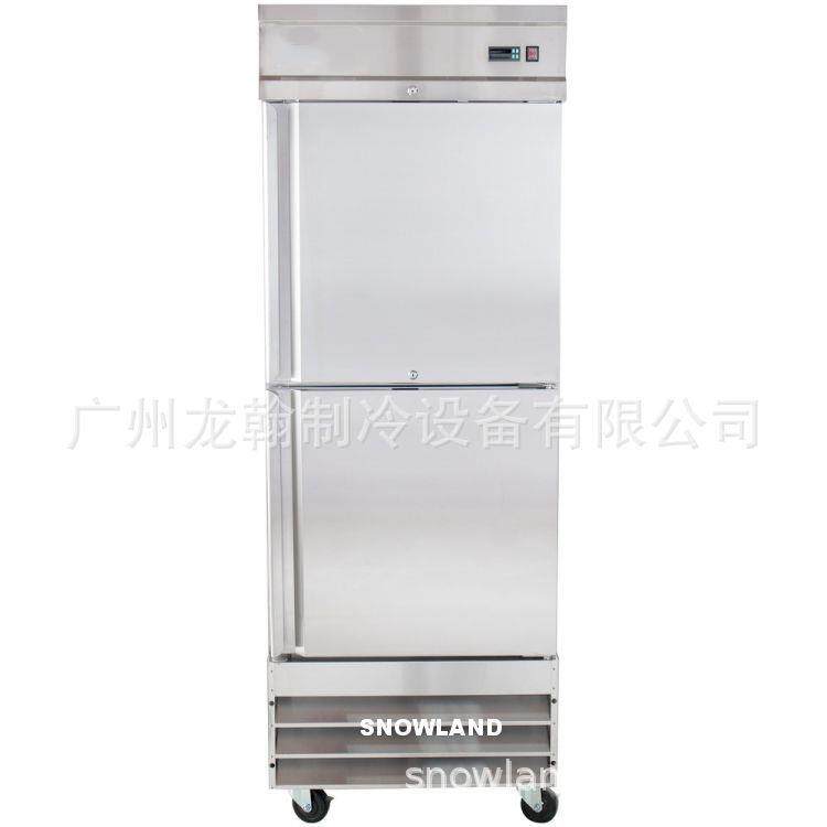 出口款商用两门冰箱冷藏冷冻双温保鲜展示柜厨房六门双门大容量立