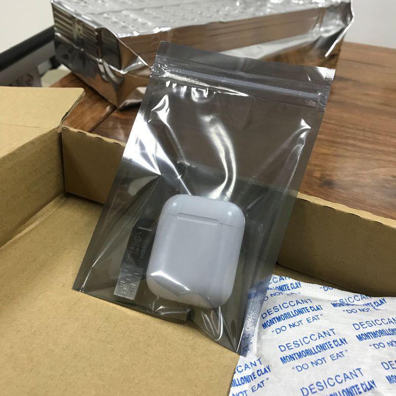 精品防静电袋圆盘icLED卷料盘芯片电子元器件自封拉链袋防潮非避