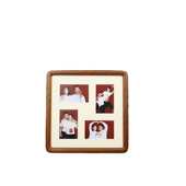 创意多宫格内外圆角榫卯摆台实木相框批发木质画框装 裱照片框工厂