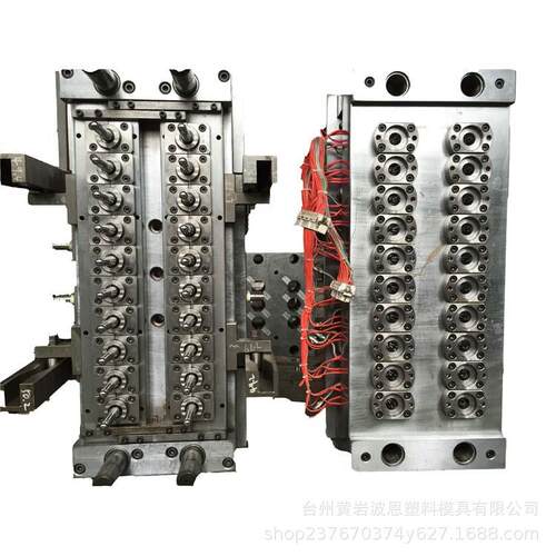 塑料水瓶PET瓶坯模具30mm口径气动针阀管坯模具