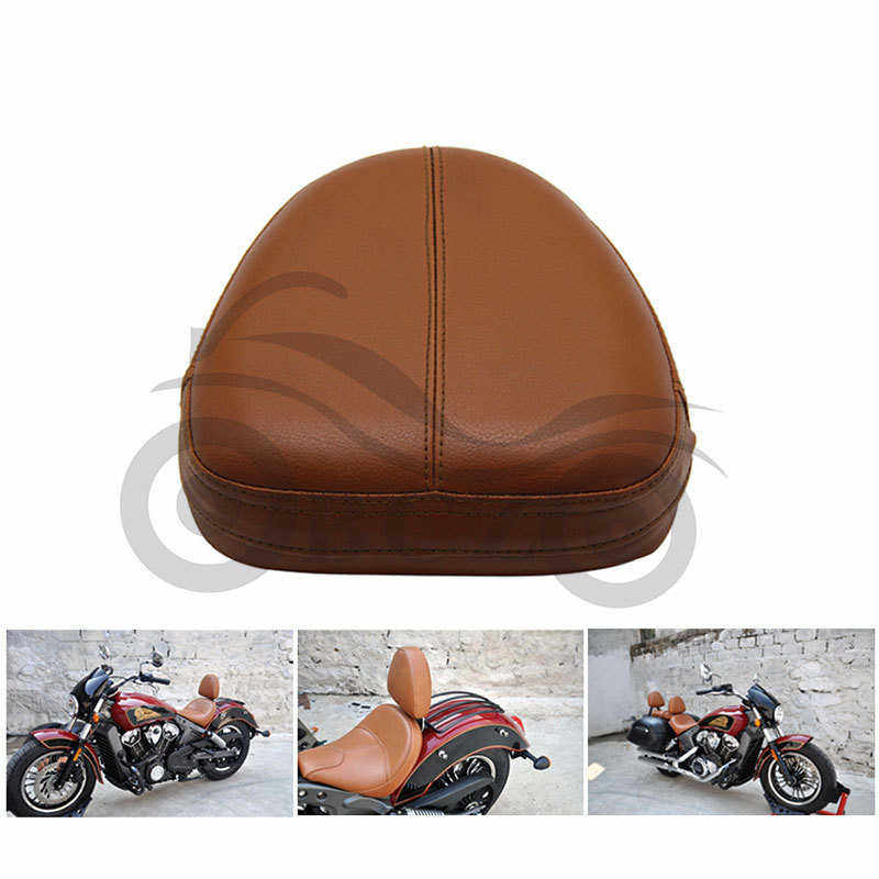 摩托车配件哈雷巡航太子车改装后靠背包包棕色靠背垫