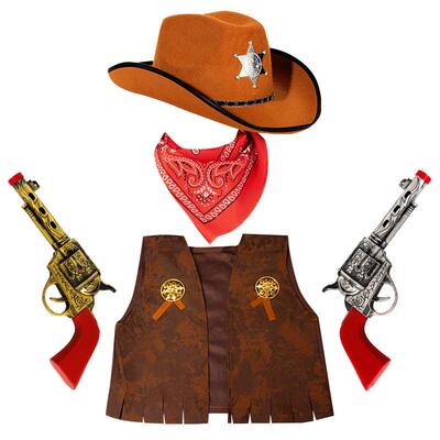 Halloween costume for boys and girls, Western cowboy, adult