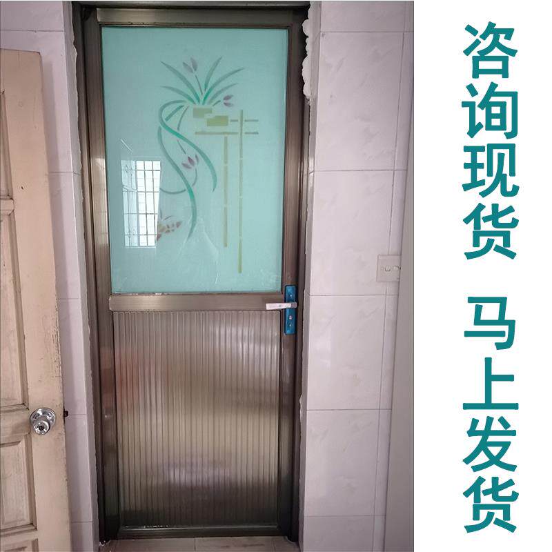 不锈钢防盗门卫生间门冲凉房门进户门阳台门院子门杂物间门简易门