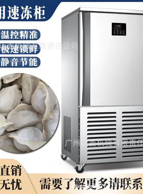 商用速冻机大型低温急速冻冷柜海参饺子急冻柜包子零下40度冷冻柜