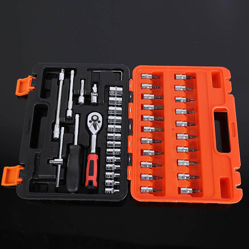 厂46件套筒保组家套具汽工具汽修组工合套筒704扳手套装工具