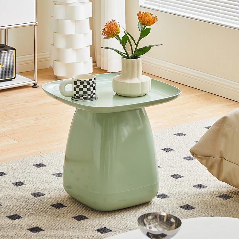 北欧沙发边几家用客厅现代简约小茶几小户型简易茶桌奶油风小圆几