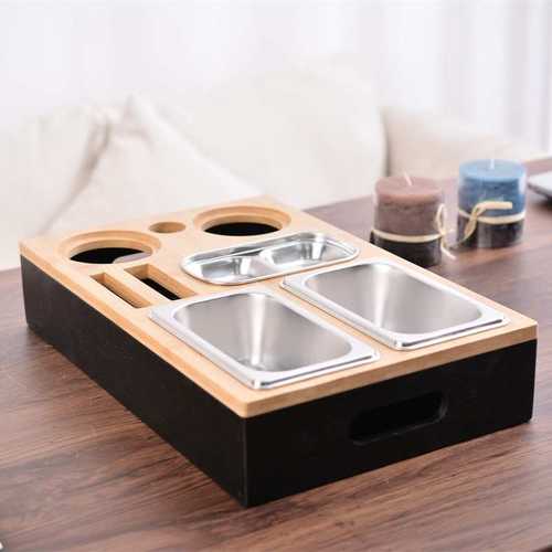 木质零食沙发遥控器天地实木手机食盒磁托盘收纳盖吸收纳盒零