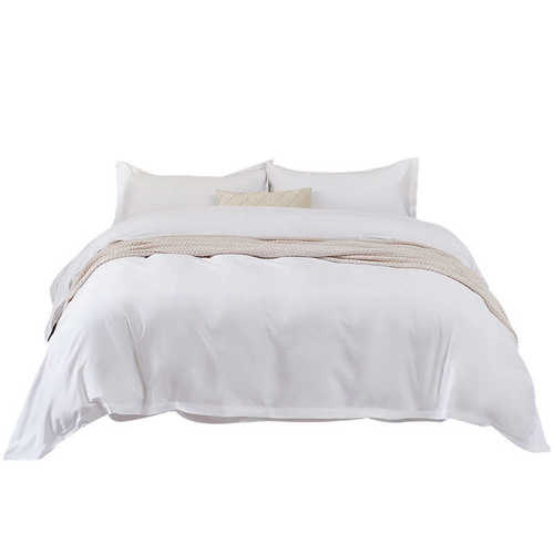 批发加密布件套被套床单五星级四酒店宿民白色草床上用品贡缎酒店