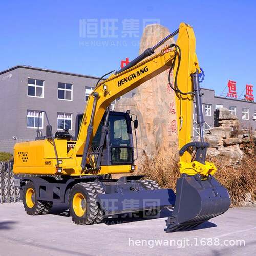 150轮式挖掘机小型农用工程钩机挖土机抓木机小挖机抓木器夹木机