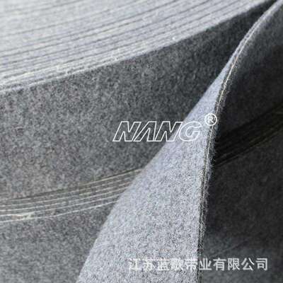 蓝歌商标机白毛毡带防滑包辊带喷水织机白毛毡37404片梭机灰毛毡