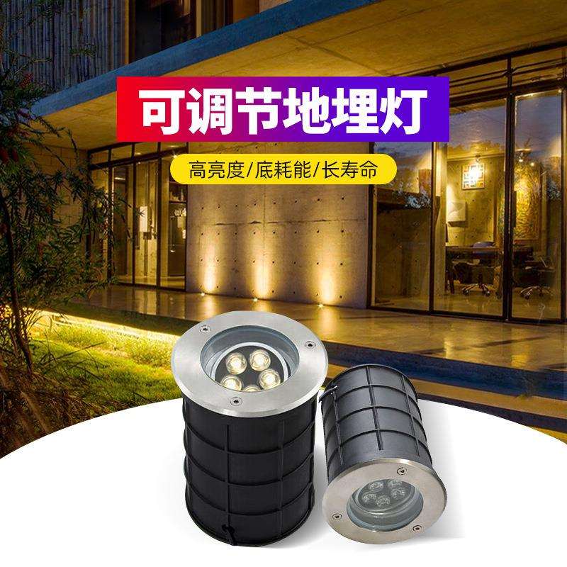 led地埋灯室外嵌入式射灯酒店广场防水灯户外不锈钢埋地灯照明24v