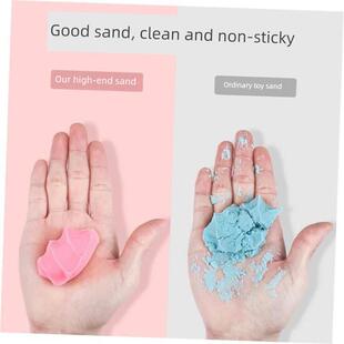 Sand safe refill colorf childrens toxic sand space toys non