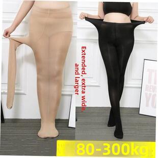 Fat mm thick stockings black pantyhose foot socks extra