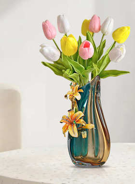 装摆件电视柜软批发瓶客厅酒柜彩花珐琅工艺品高级制作手工精选