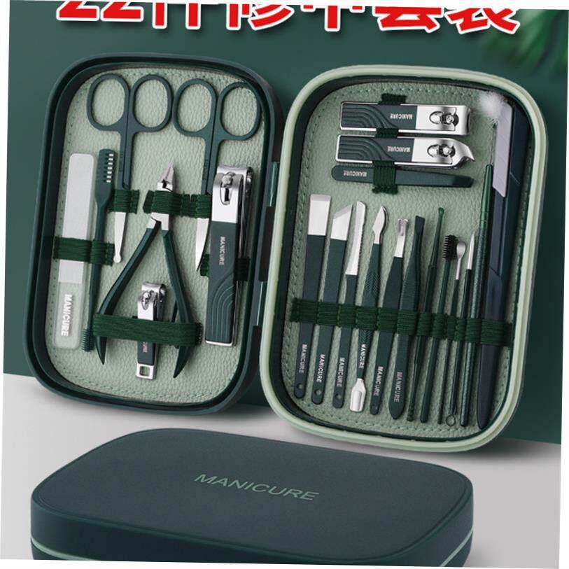 manicure set nail cutter Cuticle Nipper manicure指甲刀套组 - 实物图