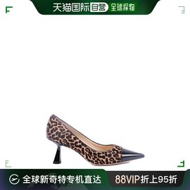 香港直邮潮奢 Jimmy Choo 周仰杰 女士 Rene 豹纹印花尖头高跟鞋