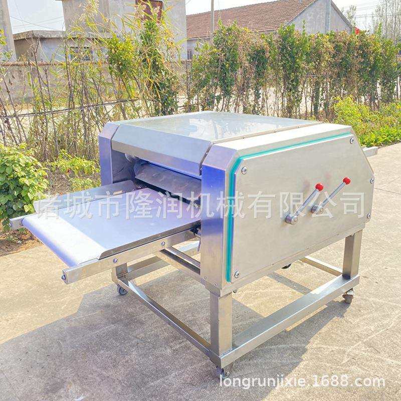 鸡脖子专业去皮机 商用连续式鸡腿琵琶腿扒皮机 去皮干净省时省力