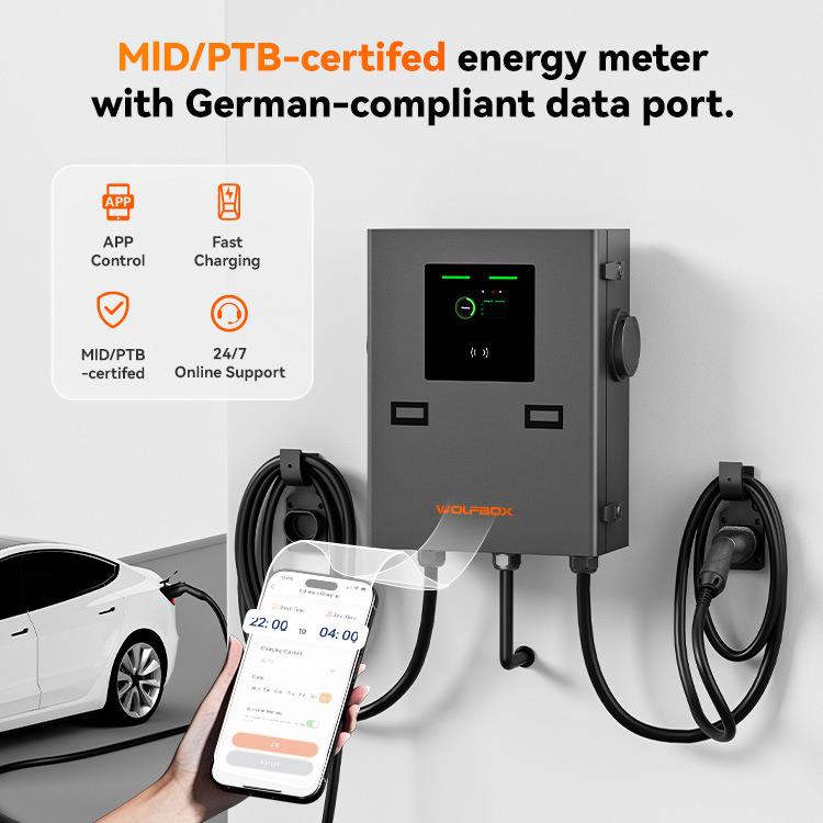 欧标商用新能源电动汽车充电桩双座/双枪14.8/44kw///tesla
