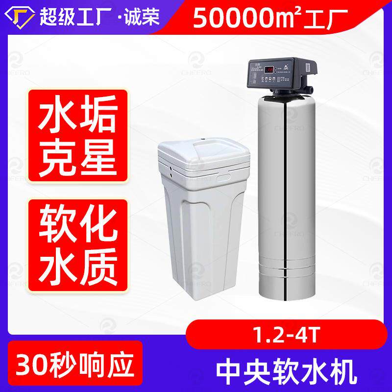全屋中央阻垢器大流量柔水软水机管道前置过滤器不锈钢软化水设备