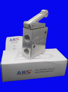 AKS JM-07气动开关滚轮式机械阀自动气阀开关快速1进1出 行程开关