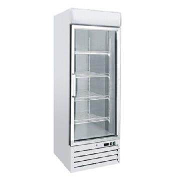 出口澳洲425L便利店单门立式风冷冷冻柜