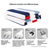 110v电热毯智能定时调温欧洲美国香港台湾单人双人电褥子自动断电