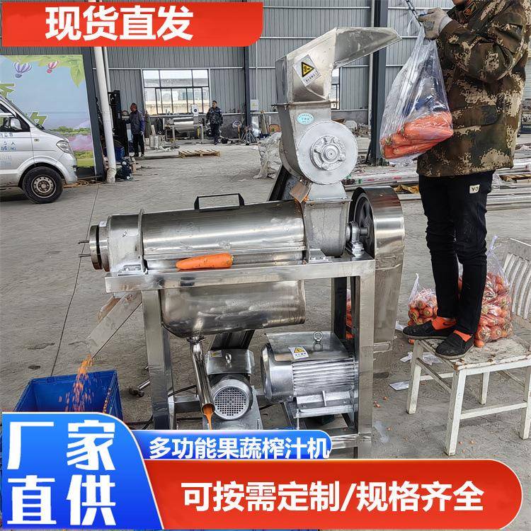 大型工业水果蔬菜榨汁机枇杷杨梅去核打浆机商用中药渣压榨机