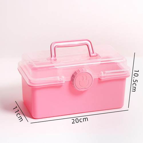 美术生工具箱大容量收纳盒专用画笔三层多功能双层绘画透明素描铅