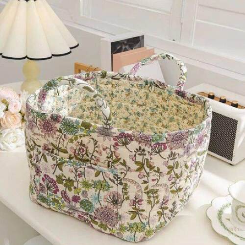 Versatile Handmade Polyester Storage Baskets for Decoration