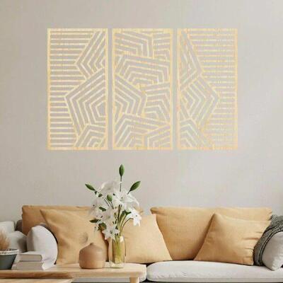 3x Wall Sculpture Sturdy Crafts Aesthetic Collection Gifts