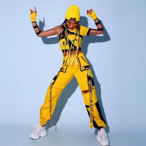 靡瑟品 团体舞蹈服街舞服装女ds演出服韩舞女团打歌服爵士舞服装