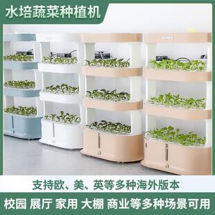 智能水培蔬菜种植机无土栽培水耕机种菜盆室内外多层育苗箱亚马逊