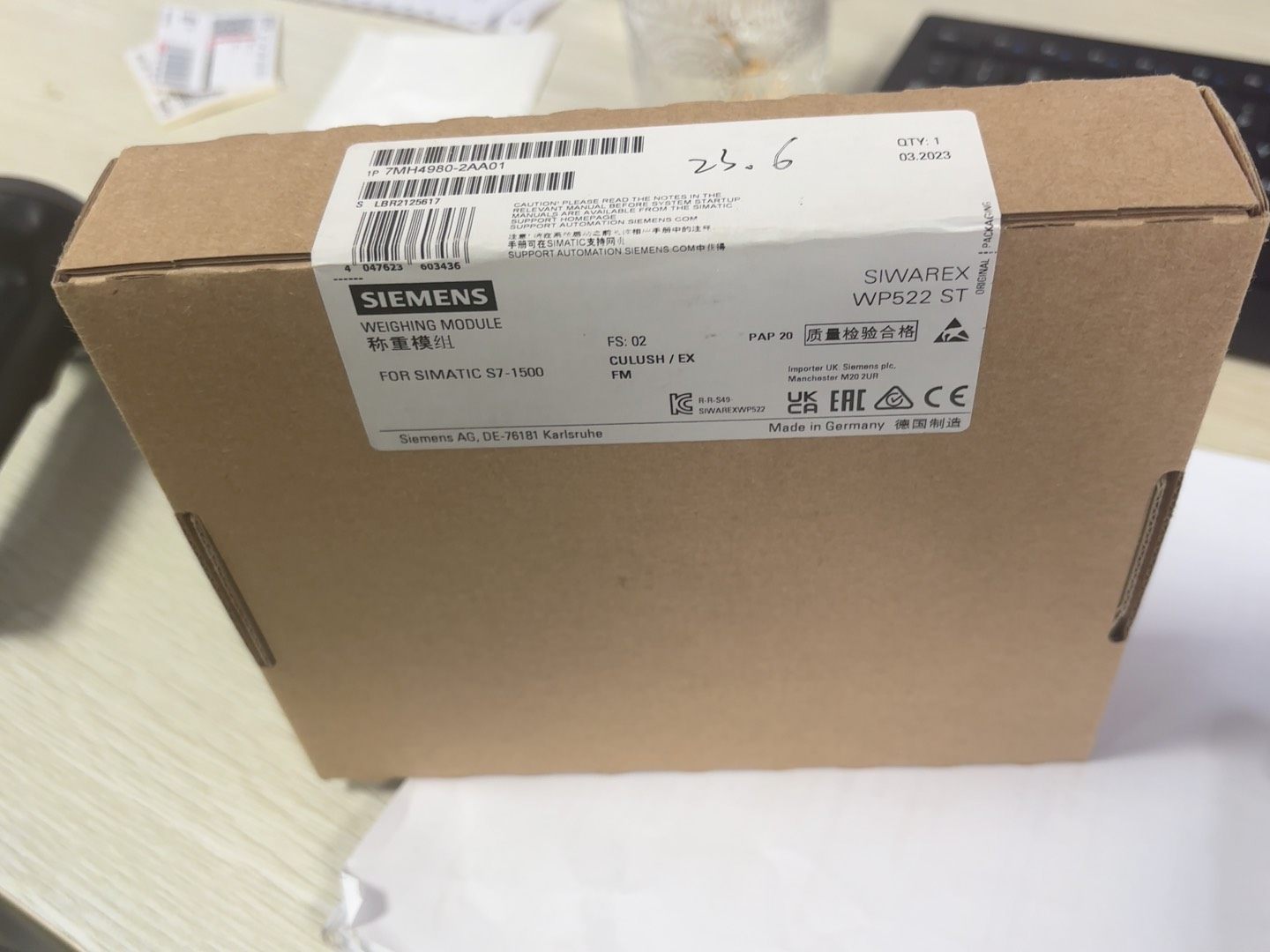 西门子称重模组7MH4980-2AA01全新未拆封原装正品！