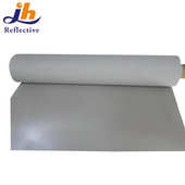 热销革高亮 反光反光pu面料发泡革pvc现货反光高亮银色