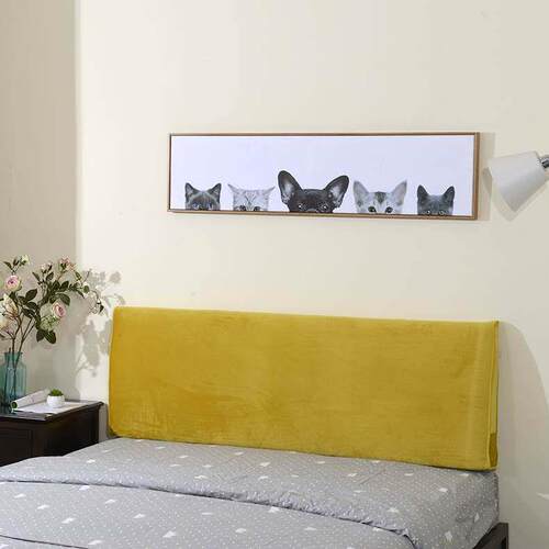 海绵床头靠垫 无床头榻榻米靠枕双人软包大靠背垫布艺可拆洗儿童