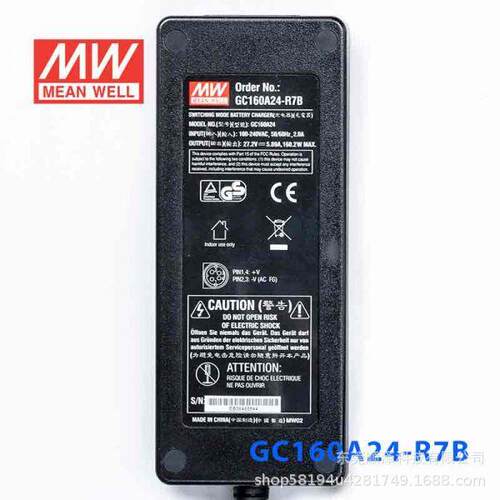 GC160A明纬R7B/AD1开关电源A12/A24/A48节能160W蓄电池充电器24V