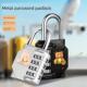 汽车篮头盔密码 锁挂锁家庭门锁宿舍橱柜储物柜手提箱健身房防盗
