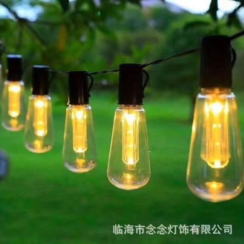led大圆球彩灯串露营氛围灯串高亮G50球泡灯室内装饰户外装饰灯串