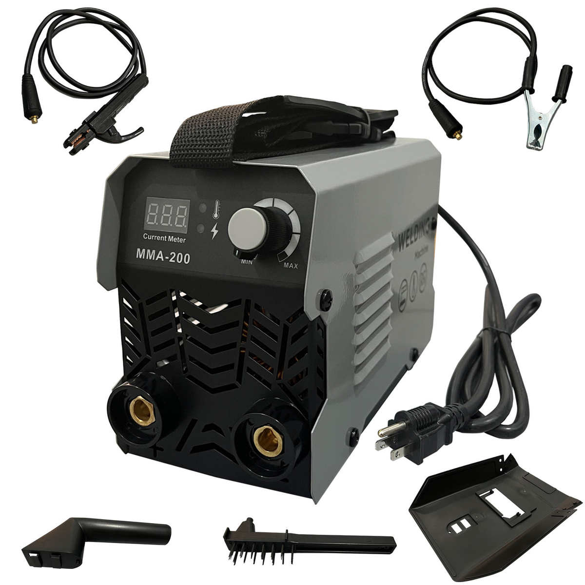 电焊机 MMA-200家用台式电焊机 220V 110V点焊机小型铁壳手工焊机