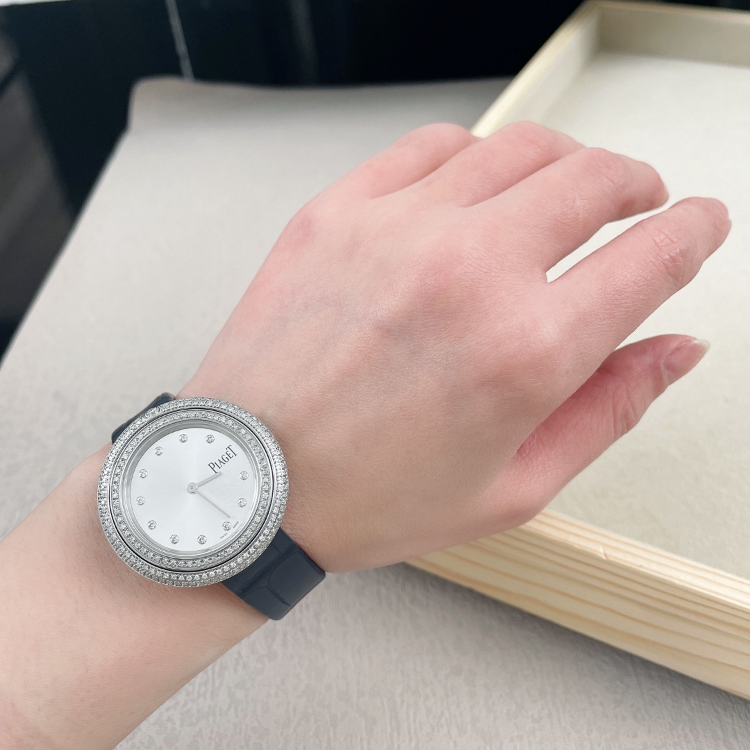 9.8新伯爵手表possession系列G0A43090时来运转石英女款表34mm