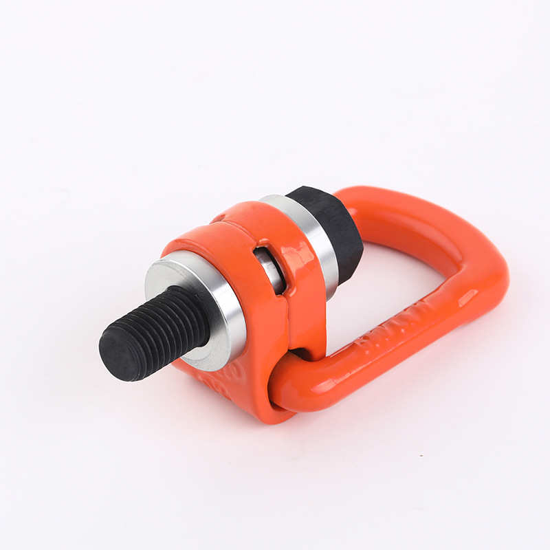 侧拉万向旋转吊环侧向起重螺栓型吊装旋转式可旋转钢丝绳