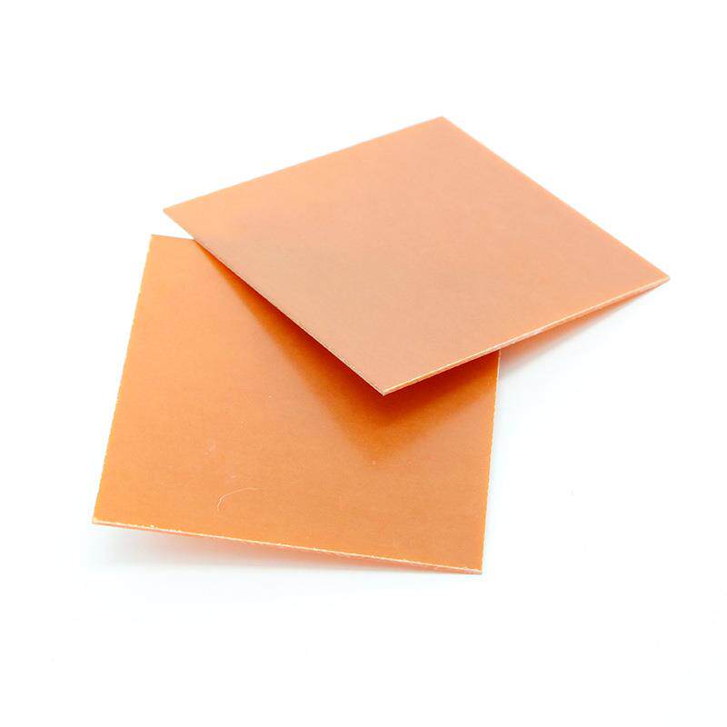 橘黄色胶木板冷冲电木夹布板加工夹具垫片防静电红色绝缘板切割