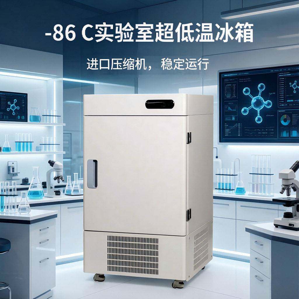 108L立式-86℃专业实验室科研机构超低温冷冻柜304不锈钢内胆出口
