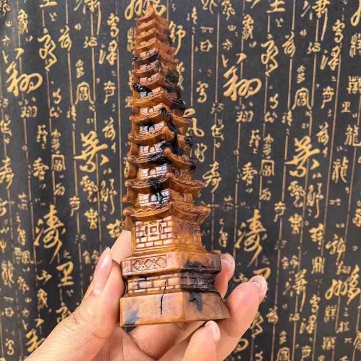 枣木文昌塔书房摆设九层文昌塔木质七层1层家居初高中学生全套