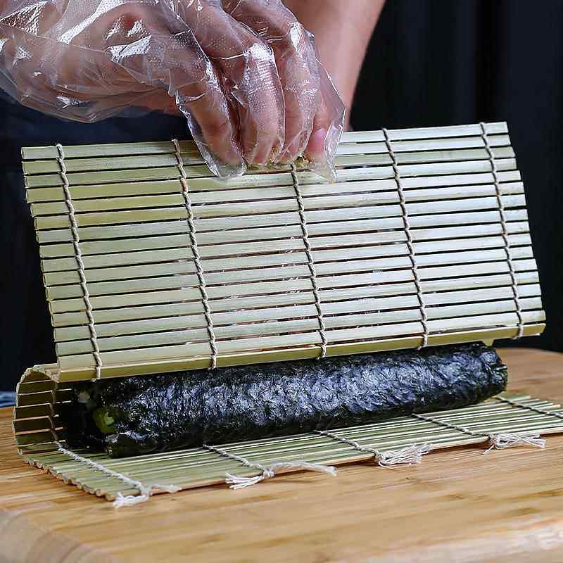 寿司DIY用具,家用商用寿司工具,竹制青皮寿司卷帘AI